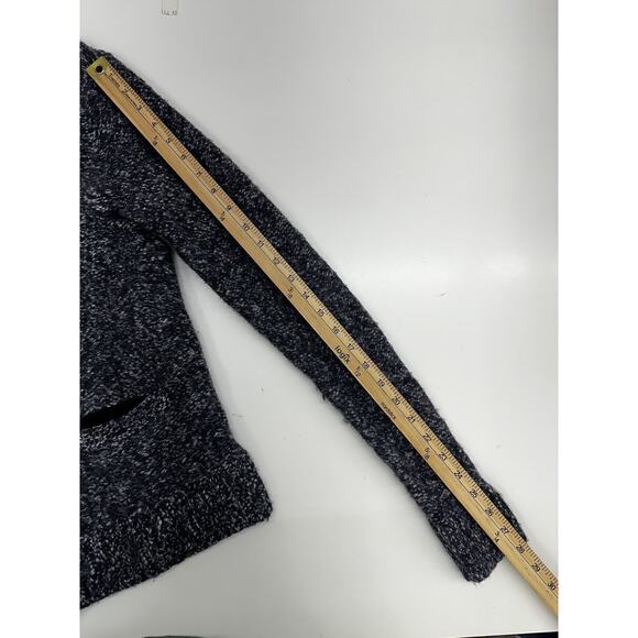 Abercrombie and Fitch Womens Sweater Cardigan Medium Blue Wool Blend Button Up - Picture 9 of 11